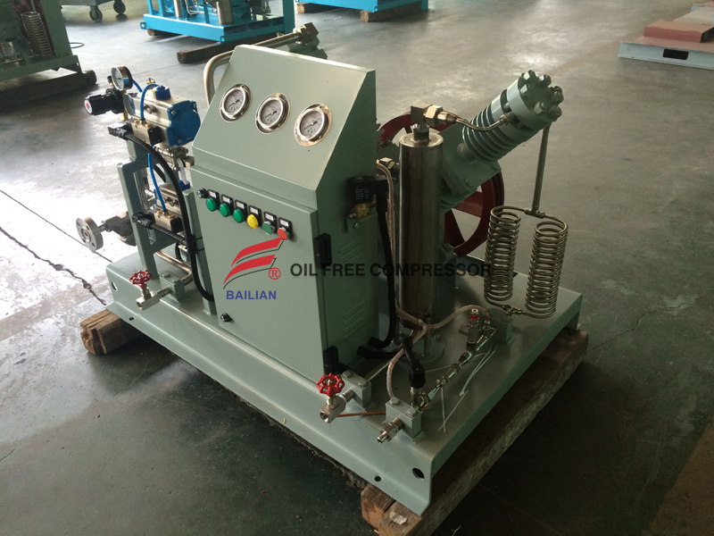 industrial two stage wet co2 booster compressor for Supercritical extraction