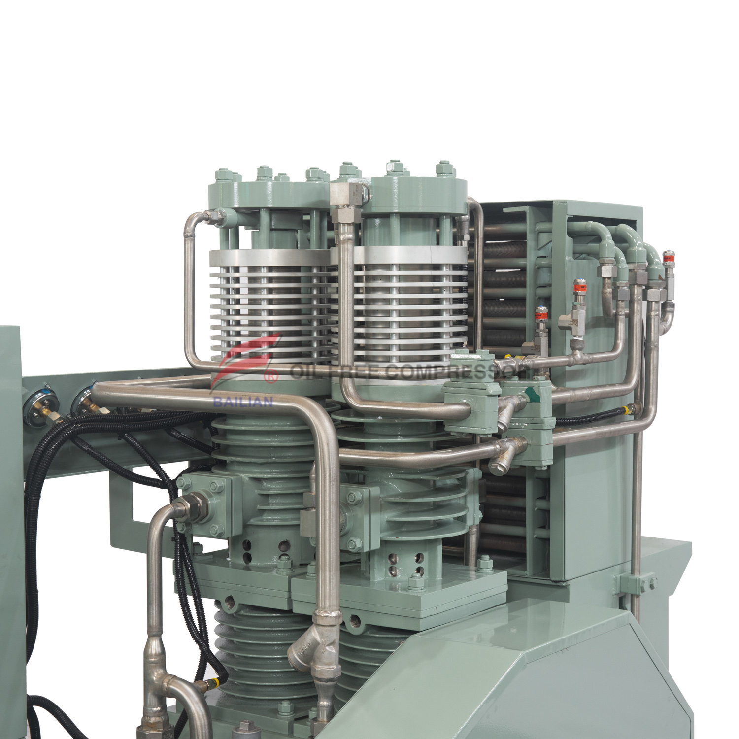 Vertical Oil-free Skid Mounted Type Air Compressor GZW-210/6-400