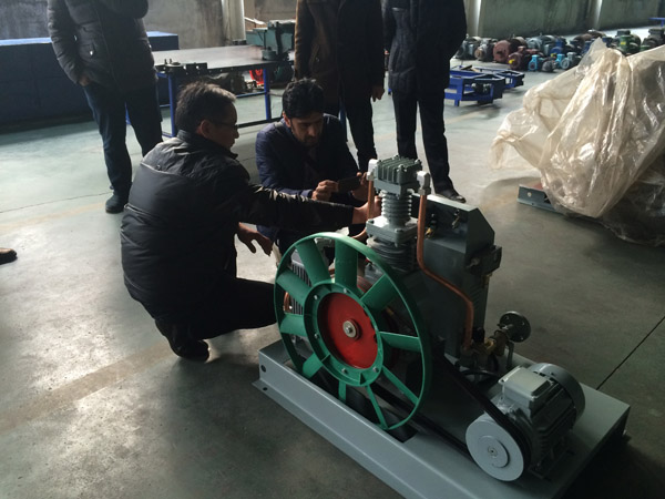 customer visit bailian compressor 4