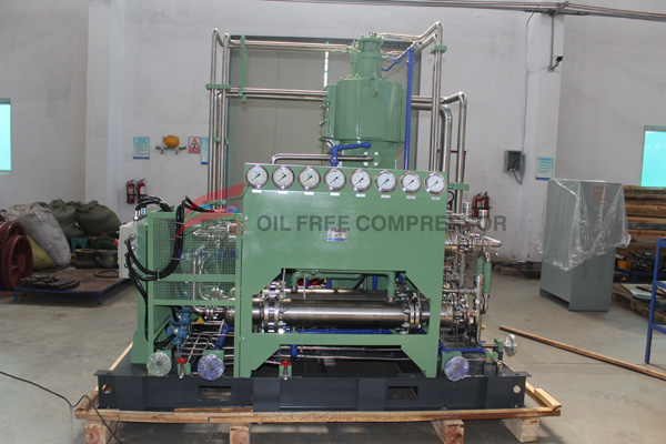 Bailian oil free h2 hydrogen compressor is ready on duty