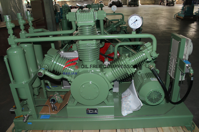 Safety Reciprocating Hydrogen Piston Compressor for Laboratory