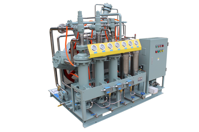 high pressure oil free argon gas compressor in car