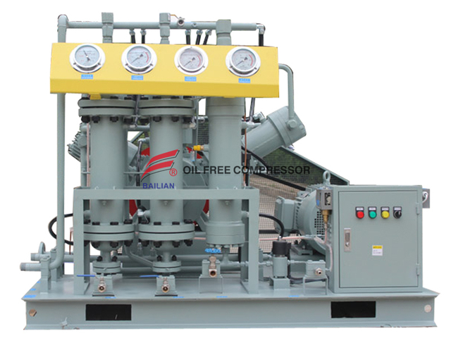 Oil Free High Pressure Nitrogen Booster Compressor for Cylinder Filling