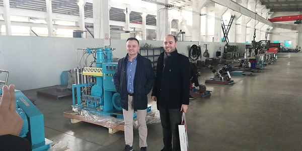 customer visit bailian compressor 1