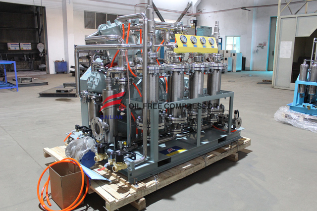 Quiet Car Oil Free Co2 Piston Compressor Supplier