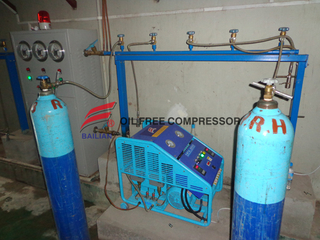 reciprocating high pressure microboost oil free oxygen compressor