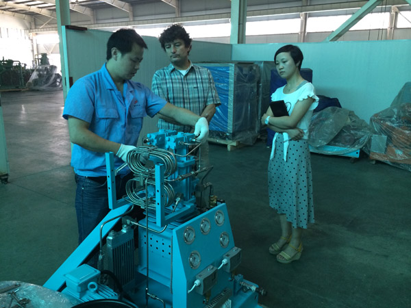 customer visit bailian compressor 2