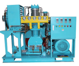 What are the physical principles of the oxygen compressor?