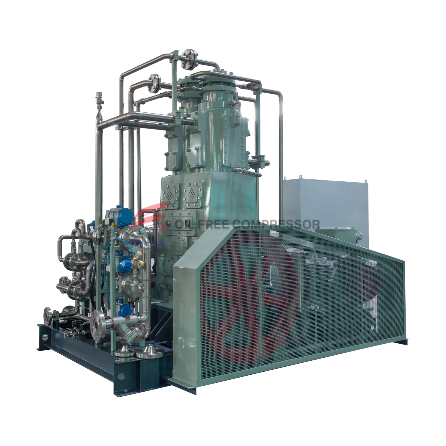 Reciprocating Piston Vertical Sled Mounted Type CO2 Compressor ZW-600/6-40