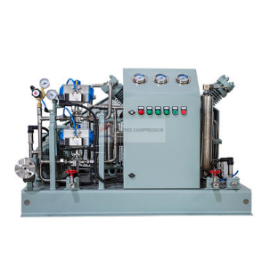 What are the components of a CO2 compressors?
