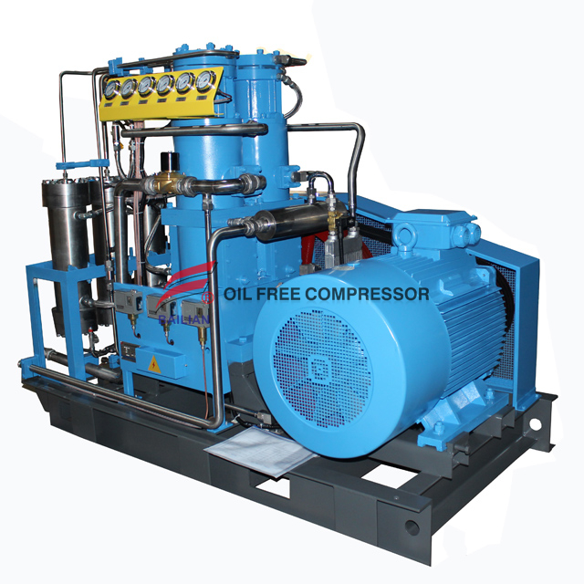 80NM3 250bar High Pressure Oil Free Oxygen Compressor 