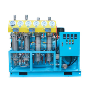 What are the characteristics of the oxygen compressor?