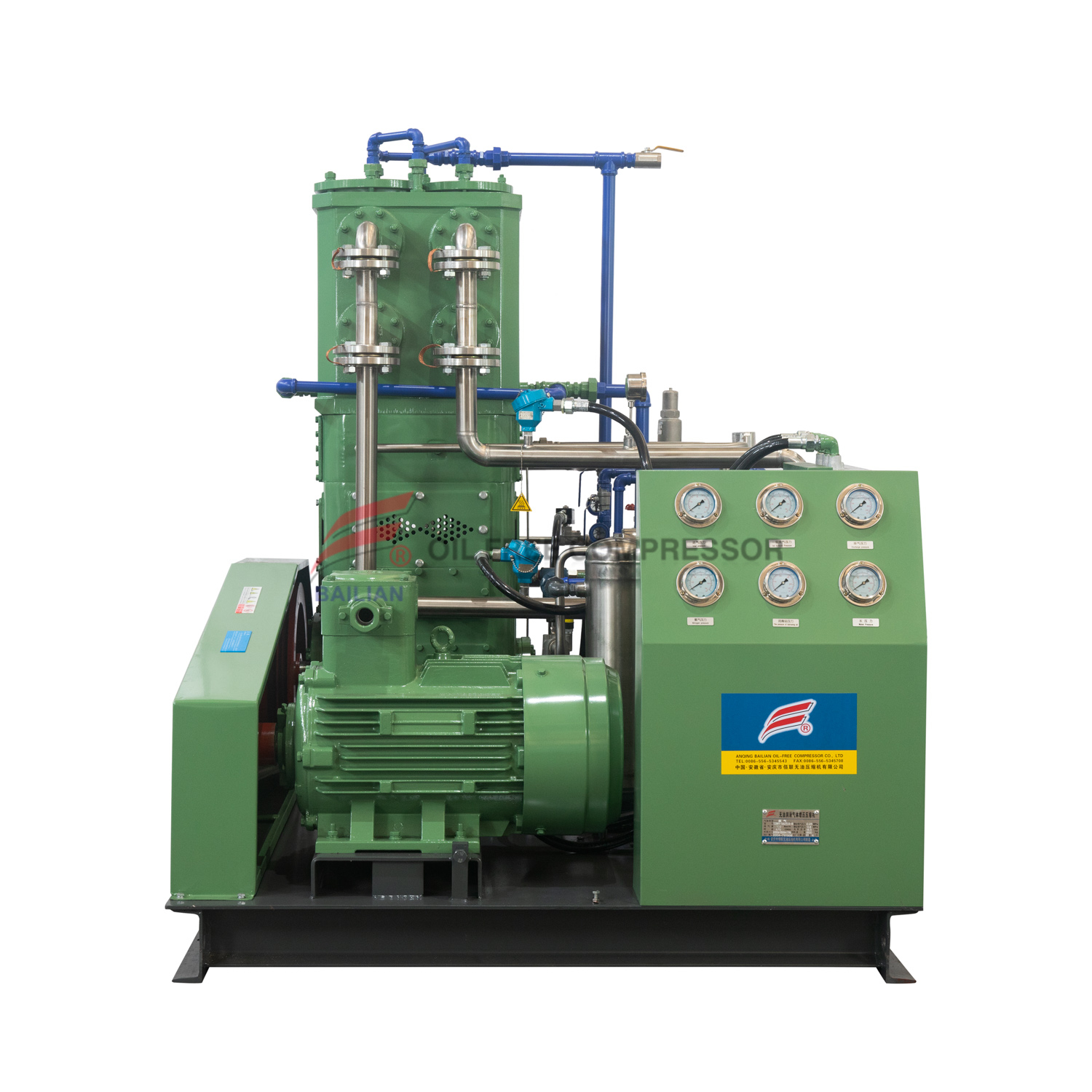 ZWHY-4200/22.5-35 Reciprocating Piston Vertical Sled Mounted Type H2 Compressor