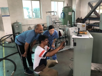 Warmly Welcome Indian Customers To Visit Bailian Factory!