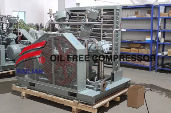 What are the benefits of using a helium compressor?