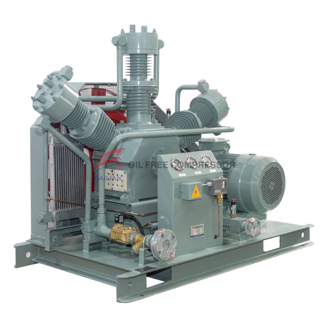  WW-50/0.3-9 W-shaped Sled Mounted Water Cooling Nitrogen Compressor