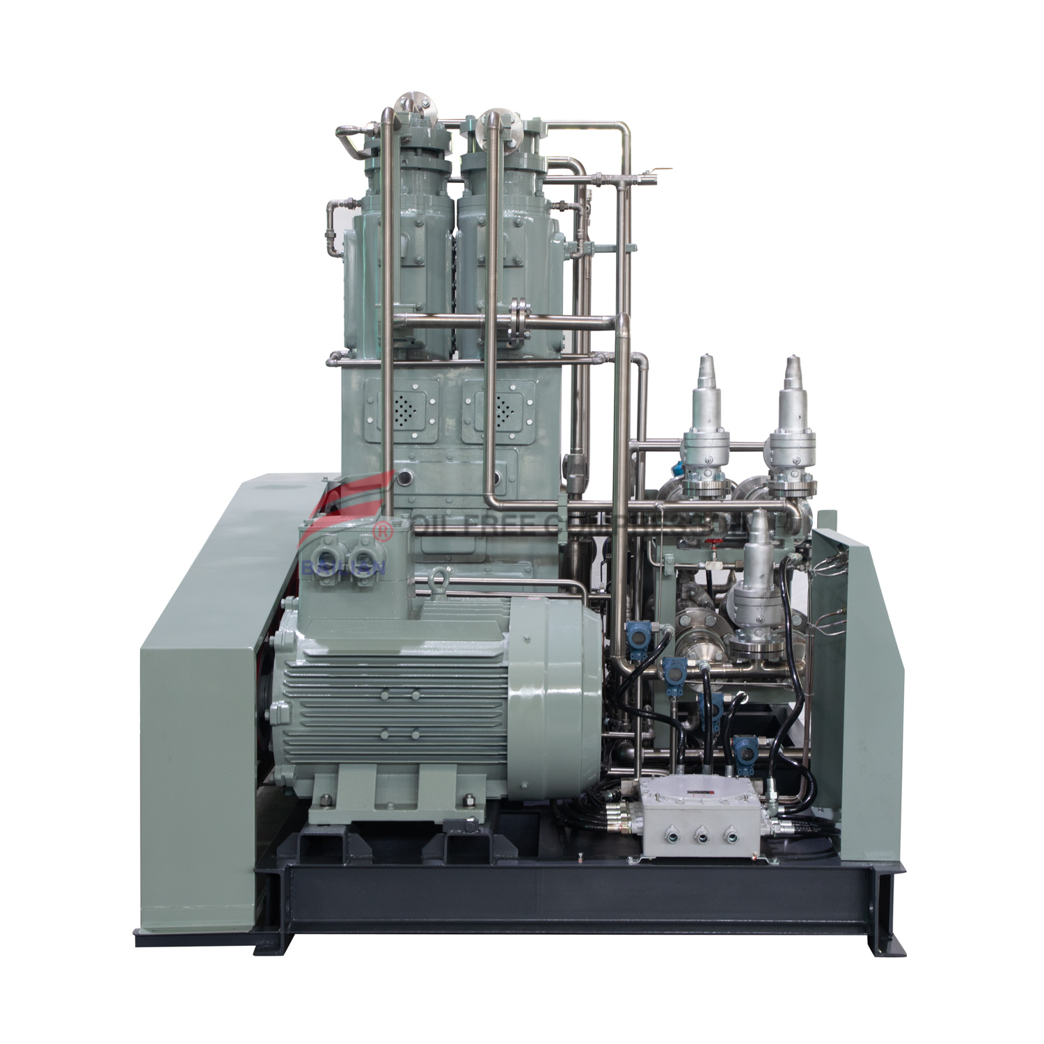 ZCWY-500/0.01-75 Reciprocating Piston Vertical Sled Mounted Type CO2 Compressor