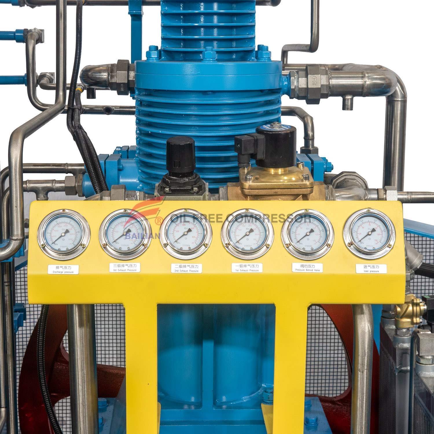 GOW-90/4.5-150 Oil-free Lubrication Vertical Type O2 Compressor