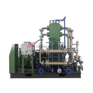 TZWH-100/1-10 Vertical Oil-free Skid Mounted Type H2 Compressor 
