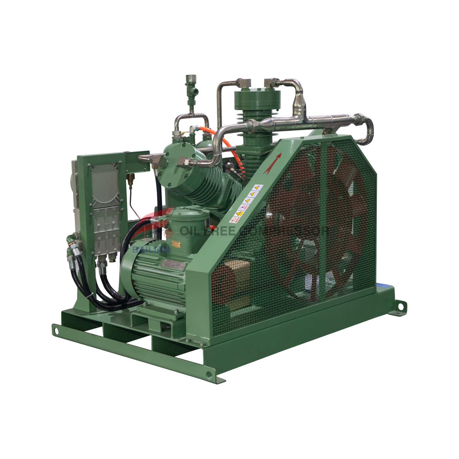 TZWH-150/16-50 Vertical Oil-free Pry Mounted Type H2 Compressor