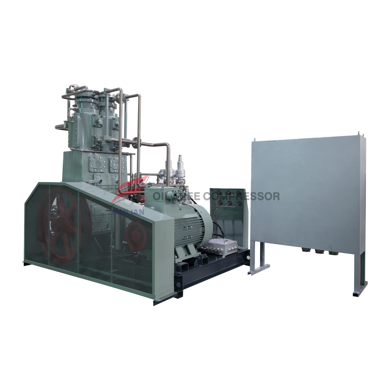 ZCWY-500/0.01-75 Reciprocating Piston Vertical Sled Mounted Type CO2 Compressor