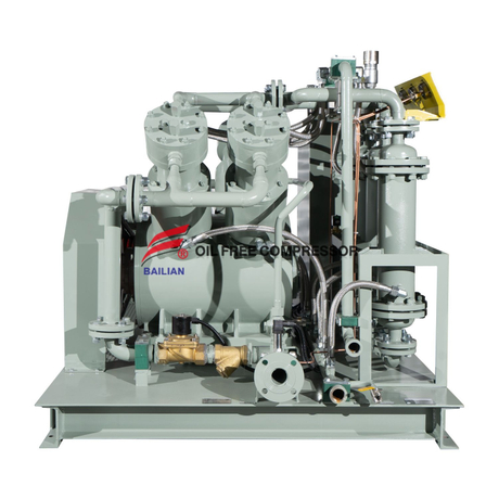 Double V-shaped Water Cooling Oil Free N2 Compressor 2VW-140/8