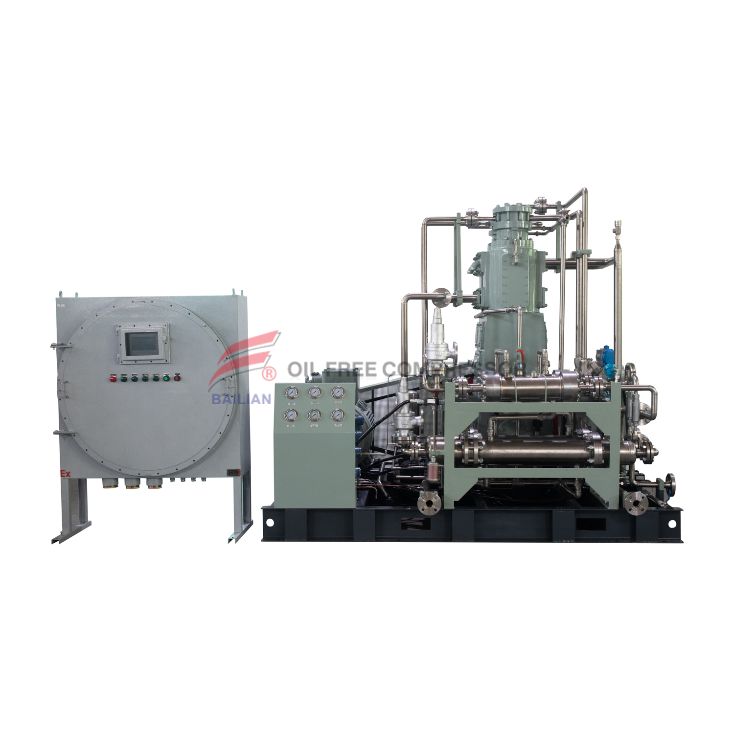 GZW-20/4-150 Completely Oil-free Vertical Lubrication N2 Compressor