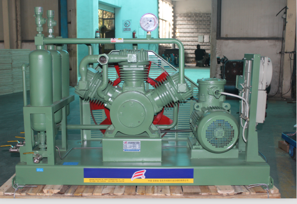 steel factory use oil free hydrogen compressor w type