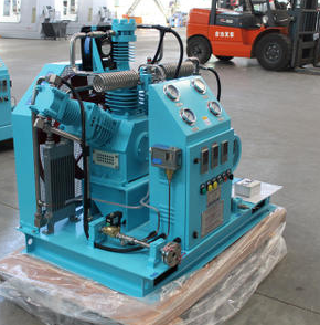 What are the physical principles of the High pressure Oxygen Compressor?