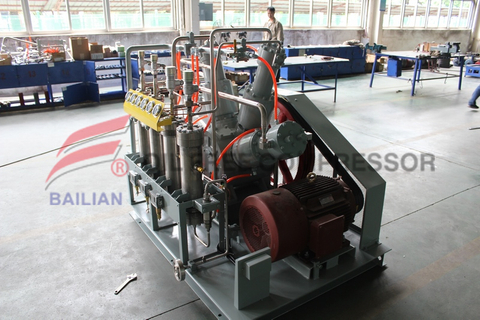 90nm3 10bar Oil Free Helium Compressor