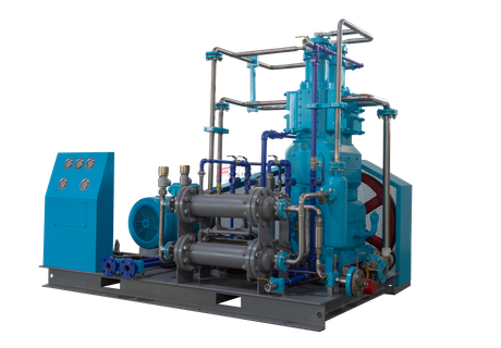  ZOW-180/0.01-25 Reciprocating piston vertical sled mounted type oxygen compressor