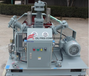 What should I do with a nitrogen compressor failure