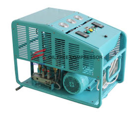 What are the components of oxygen compressors?