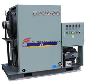 What are the components of nitrogen compressors?