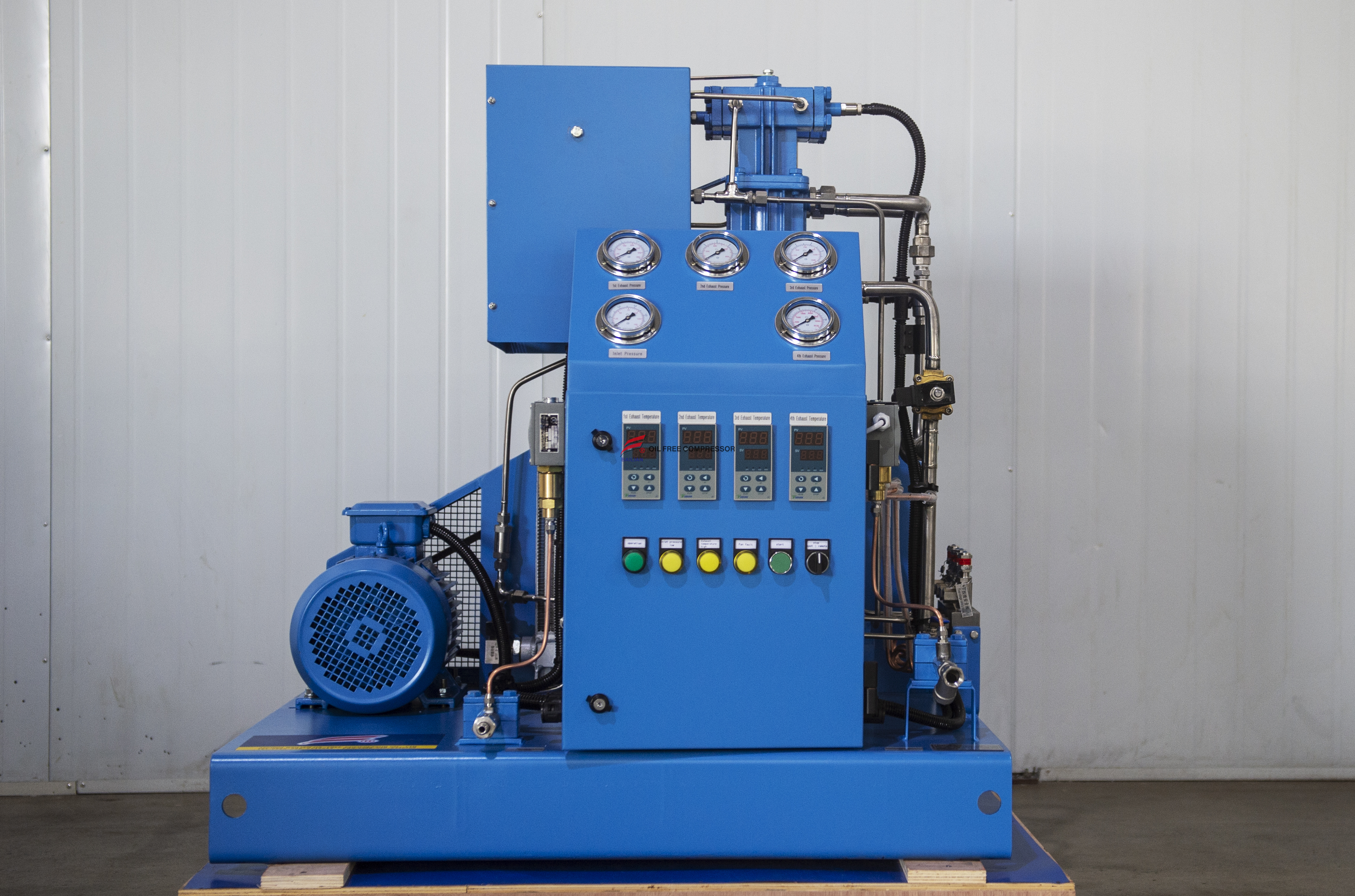 20NM3 150bar High Pressure Oil Free Oxygen Compressor 