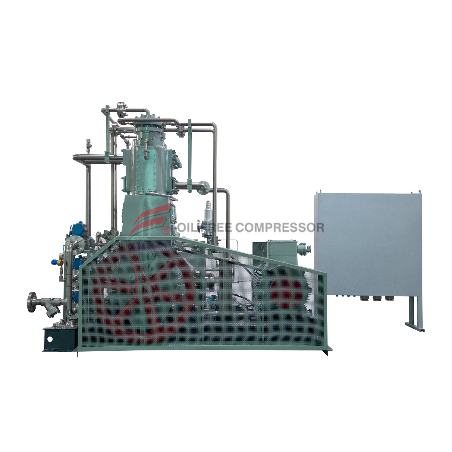 ZCWY-500/0.01-75 Reciprocating Piston Vertical Sled Mounted Type CO2 Compressor