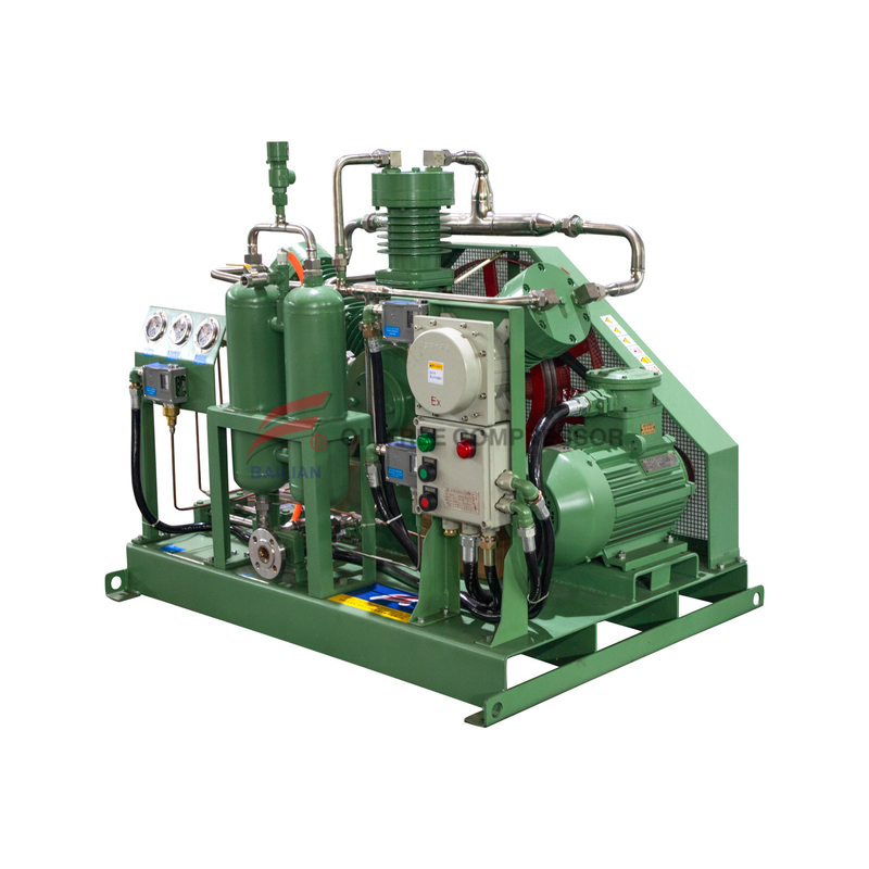 W Type Compressor HW-23/1-50 Completely Oil-free Lubrication W-type H2 Compressor from ...