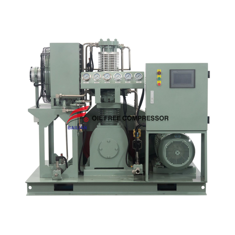 GZW-120/4-350 Reciprocating Piston Vertical Sled Mounted Type Nitrogen Compressor