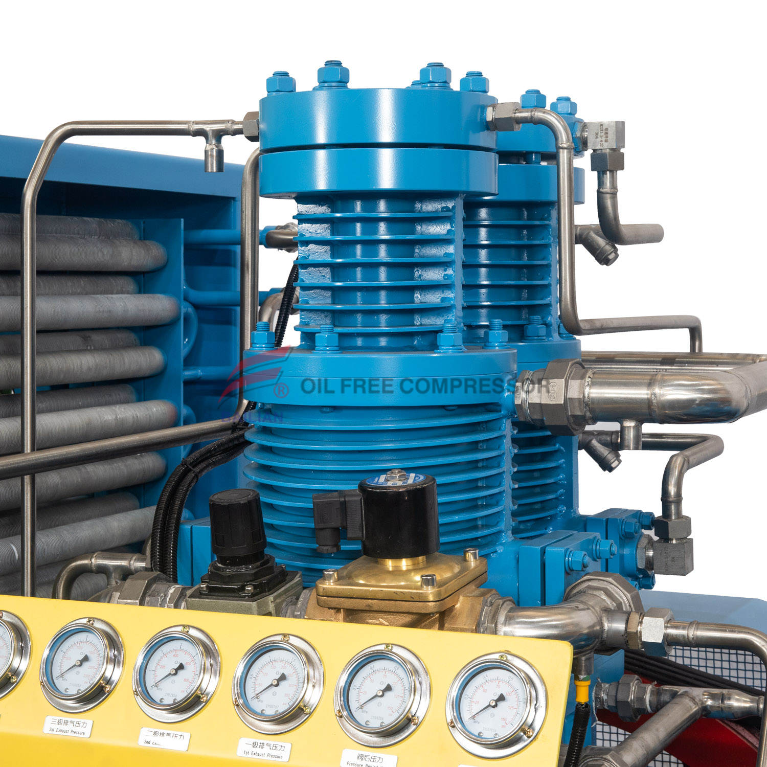 GOW-90/4.5-150 Oil-free Lubrication Vertical Type O2 Compressor